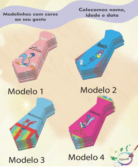 Adesivo(formato Gravata)-papaleguas