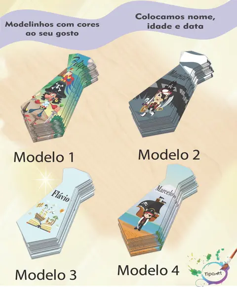 Adesivo(formato Gravata)-pirata