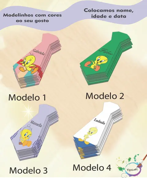 Adesivo(formato Gravata)-piu Piu