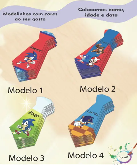 Adesivo(formato Gravata)-sonic