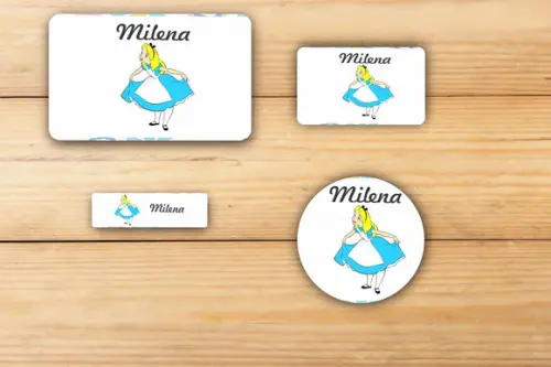 Adesivos Escolar -alice-mod 4