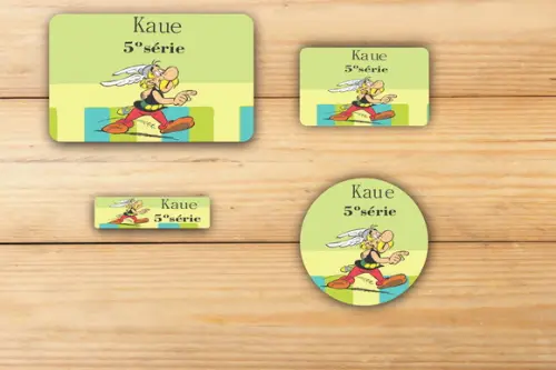 Adesivos Escolar -asterix-mod 3