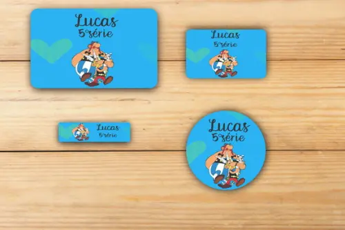 Adesivos Escolar -asterix-mod 1