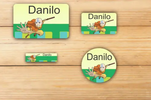 Adesivos Escolar -avatar Aang-mod 1