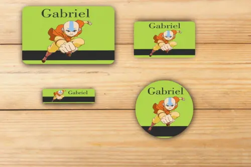 Adesivos Escolar -avatar Aang-mod 4