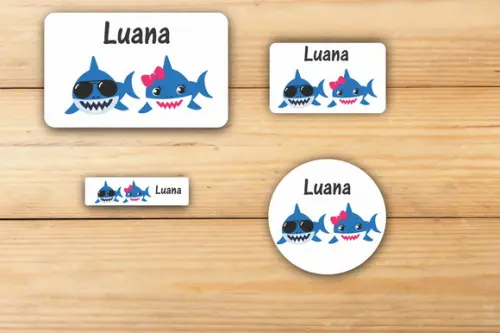 Adesivos Escolar -baby Shark Mod 4