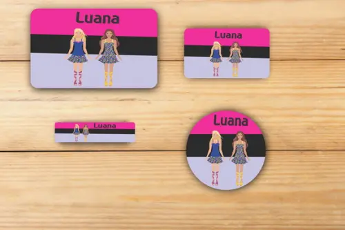Adesivos Escolar -barbie-mod 1