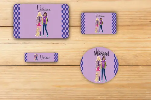 Adesivos Escolar -barbie-mod 2