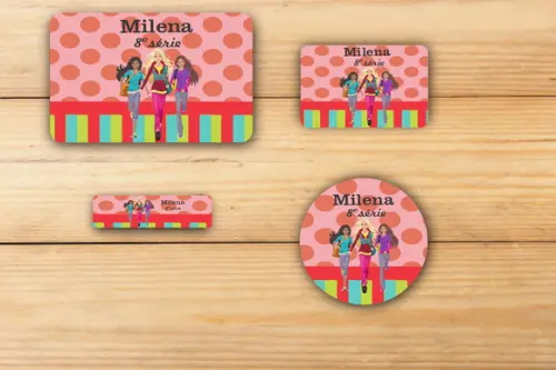 Adesivos Escolar -barbie-mod 3