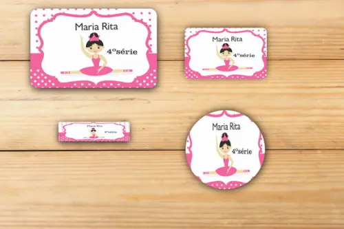 Adesivos Escolar -bailarina-mod 2
