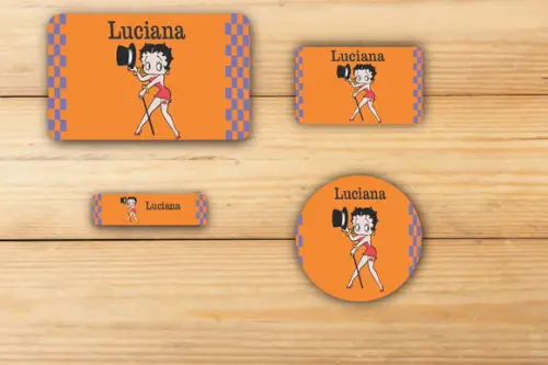 Adesivos Escolar -betty Boop-mod 2