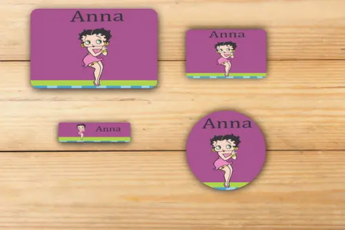 Adesivos Escolar -betty Boop-mod 4