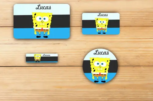 Adesivos Escolar -bob Esponja-mod 1