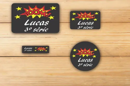 Adesivos Escolar -bomba Mod 1