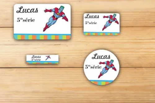 Adesivos Escolar -capitão Planeta-mod 1