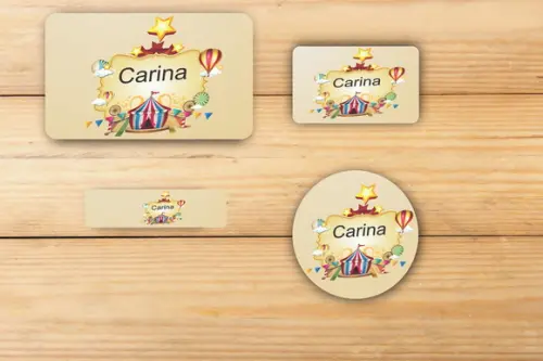 Adesivos Escolar -circo Mod 1