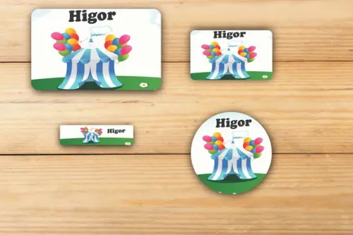 Adesivos Escolar -circo Mod 2