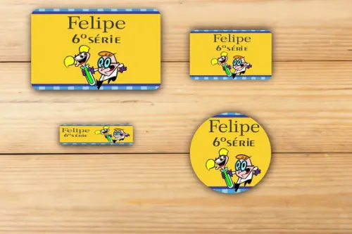Adesivos Escolar -dexter-mod 2