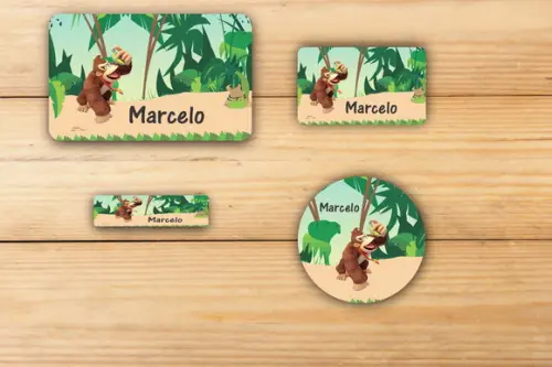Adesivos Escolar -donkey Kong-mod 2