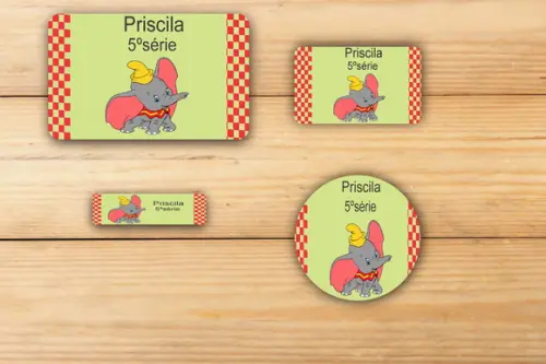 Adesivos Escolar -dumbo-mod 2