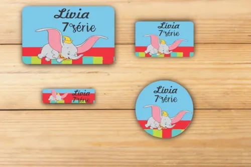 Adesivos Escolar -dumbo-mod 1