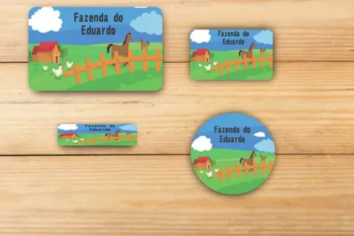 Adesivos Escolar -fazendinha-mod 4