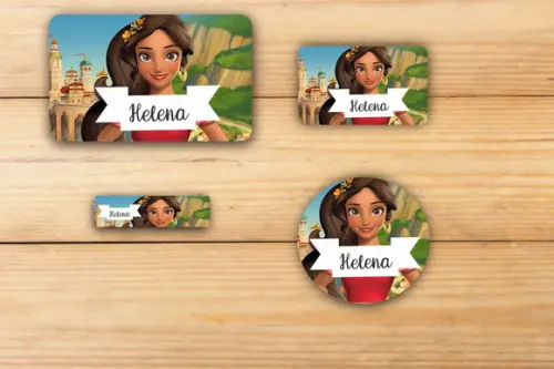 Adesivos Escolar -elena de Avalor-mod 1