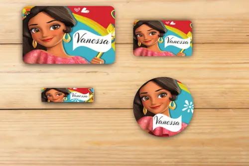 Adesivos Escolar -elena de Avalor-mod 3