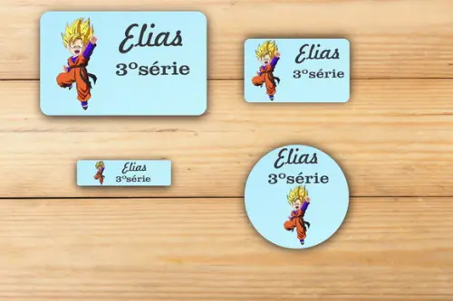 Adesivos Escolar -goku-mod 2