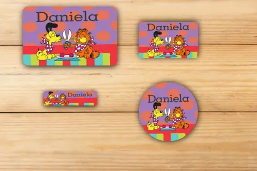 Adesivos Escolar -garfield-mod 3