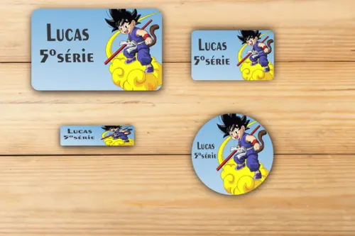 Adesivos Escolar -goku-mod 3