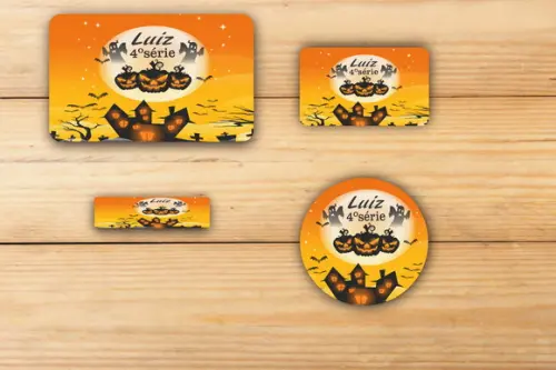 Adesivos Escolar -halloween#8