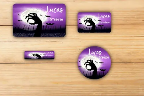 Adesivos Escolar -halloween#8