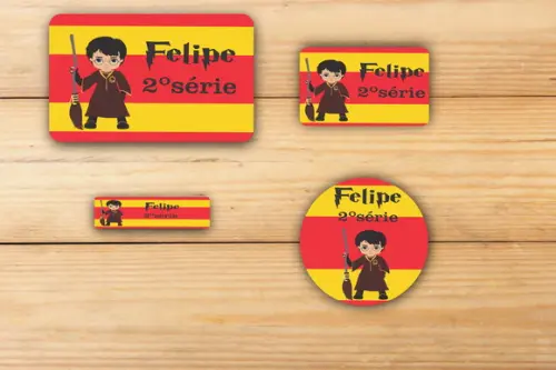 Adesivos Escolar -harry Potter-modelo 1