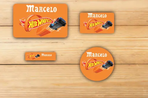 Adesivos Escolar -hot Whells Mod 2