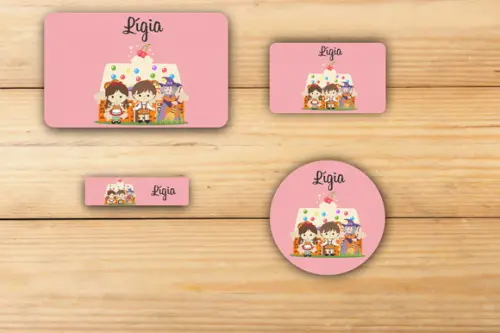 Adesivos Escolar -joão e Maria Mod 3