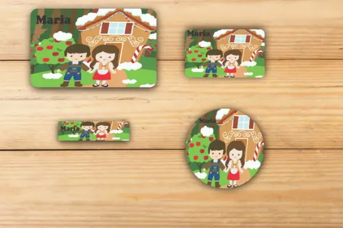 Adesivos Escolar -joão e Maria Mod 2
