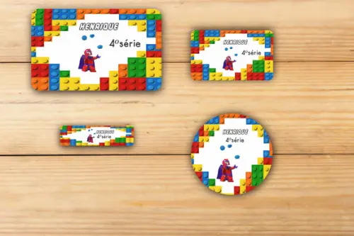 Adesivos Escolar -lego -mod 2