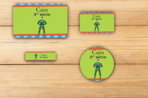Adesivos Escolar -lanterna Verde-mod 2