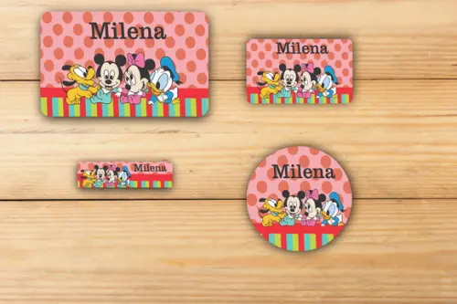 Adesivos Escolar -mickey Baby-mod 3