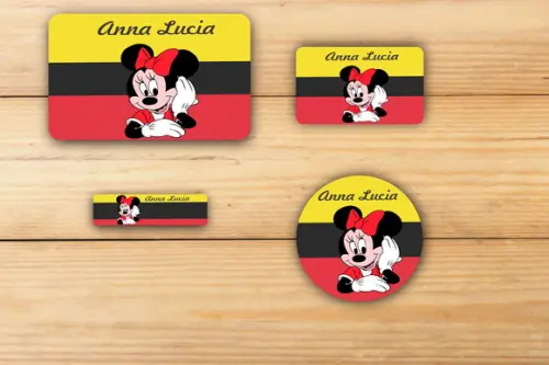 Adesivos Escolar -minnie-mod 1