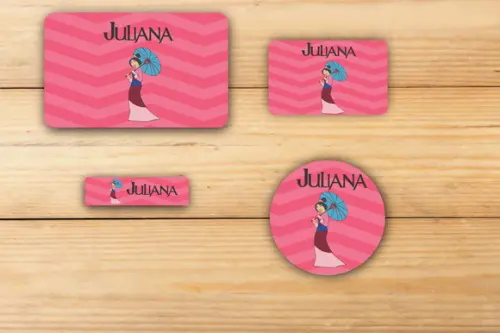 Adesivos Escolar -mulan-mod 2
