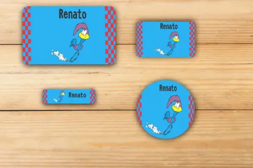 Adesivos Escolar -papaleguas-mod 2