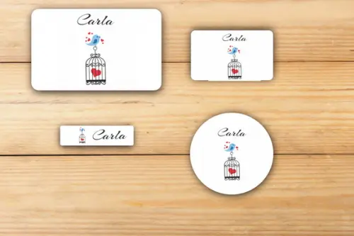 Adesivos Escolar -pássaros Mod 4