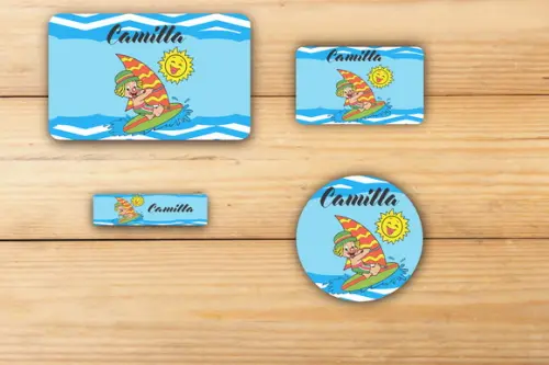 Adesivos Escolar -patatí Patatá-mod 2