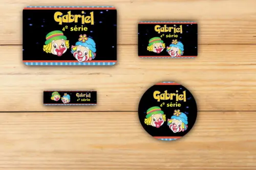Adesivos Escolar -patatí Patatá-mod 1