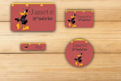 Adesivos Escolar -patolino-mod 2