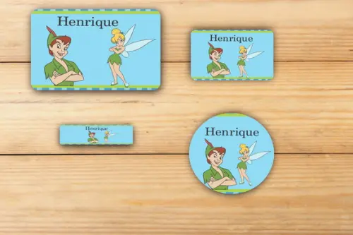 Adesivos Escolar -peter Pan-mod 2