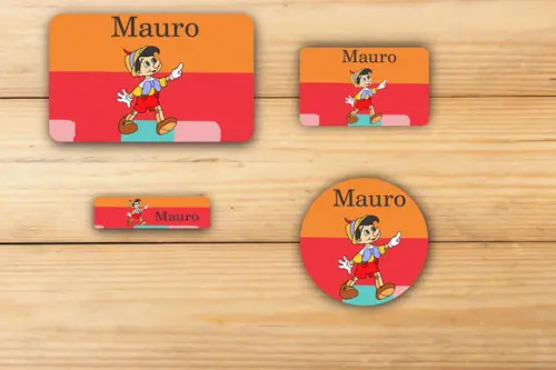 Adesivos Escolar -pinoquio-mod 1