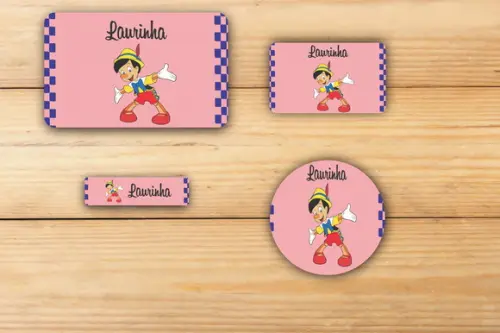 Adesivos Escolar -pinoquio-mod 3